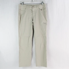 Eddie Bauer Women's Hiking Travel Khaki Pants Straight Leg Mid Rise Size 6