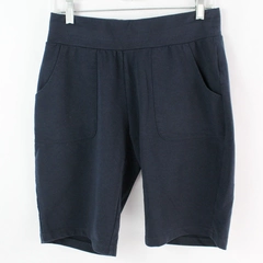 Christopher & Banks Women's Size S Dark Blue Bermuda Style Sweatpants Shorts 