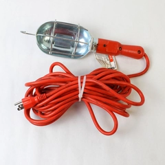 Metal Cage Trouble Light 24.25 ft Extension Cord Metal Hanger Industrial Lamp