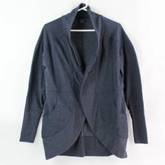 Eddie Bauer Women's Blue Sweatshirt Style Long Sleeve Cardigan Size Small