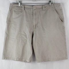 Billabong Men's Light Gray Casual Shorts Size 36 100% Cotton 