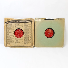 Lot of 2 Vintage Columbia Records Foxtrot Music 10in Frankie Carle Benny Goodman
