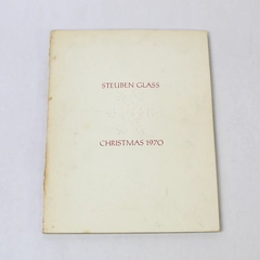 Vintage Steuben Glass Christmas 1970 Catalog Paperback with Order Form
