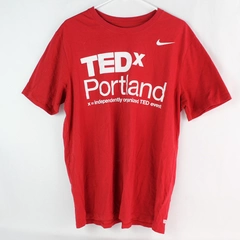 Nike Tedx Portal 503 Event Red Short Sleeve Athletic Cut T-Shirt Unisex XL 