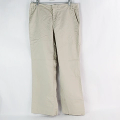 Banana Republic Women's Beige Khaki Mid Rise Straight Leg Dress Slacks Size 8S