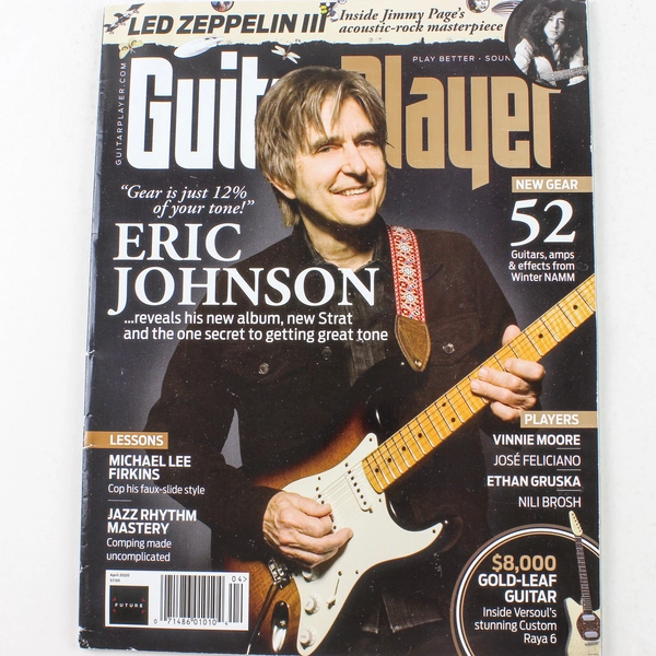 Guitar Player Magazine Eric Johnson April 2020 Vinnie Moore Nili Brosh Zeppelin
