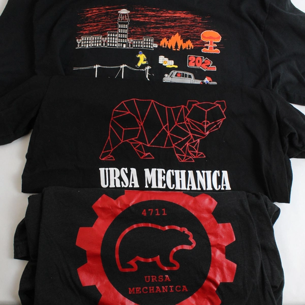 Lot of 3 McMinnville High School Black Grizzly Gear Shirts Unisex Sizes M & L