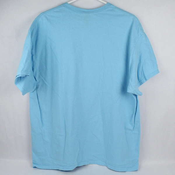 Gildan Heavy Cotton Unisex Adults XL Light Blue Short Sleeve T-Shirt