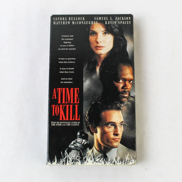 A Time to Kill VHS 1996 Sandra Bullock Matthew McConaughey Samuel L. Jackson