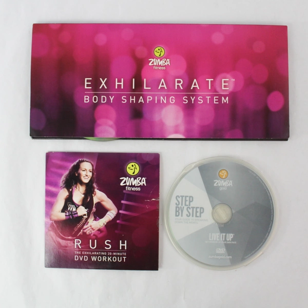 Lot of 5 Zumba Fitness & Zumba Gold DVDs Instructional Workouts