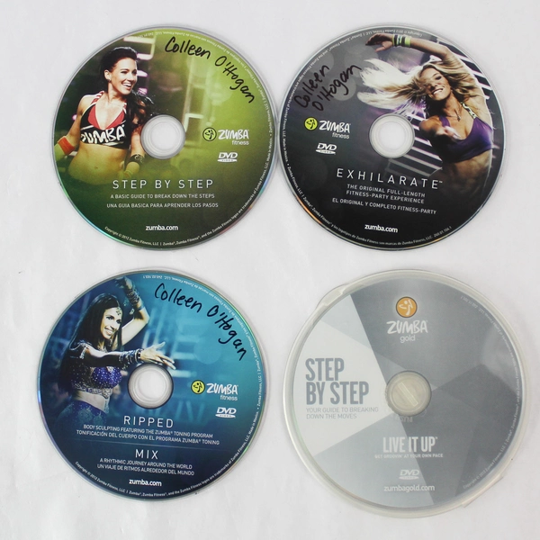 Lot of 5 Zumba Fitness & Zumba Gold DVDs Instructional Workouts