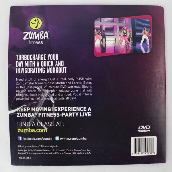 Lot of 5 Zumba Fitness & Zumba Gold DVDs Instructional Workouts