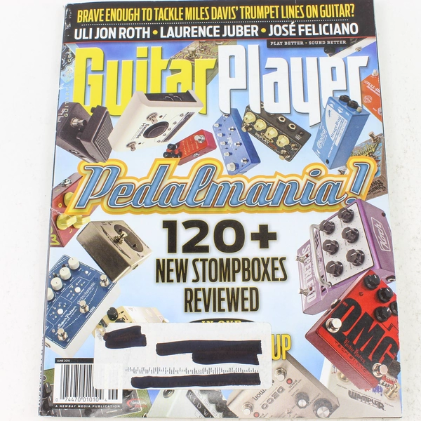 Guitar Player Magazine June 2015 Jose Feliciano Uli Jon Roth