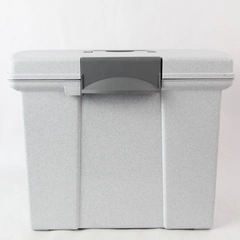 Newell Office Products Co. Light Gray Storage Container with Lid and Handle 1996