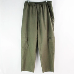 Riveted by Lee Men's Dark Green Cinch Waist Cargo Hiking Travel Pants Size 2X