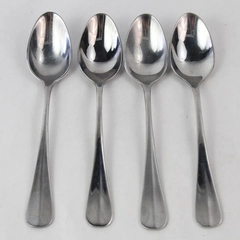 Lot of 4 Oneida Savor Teaspoons Stainless Steel Silver Flatware