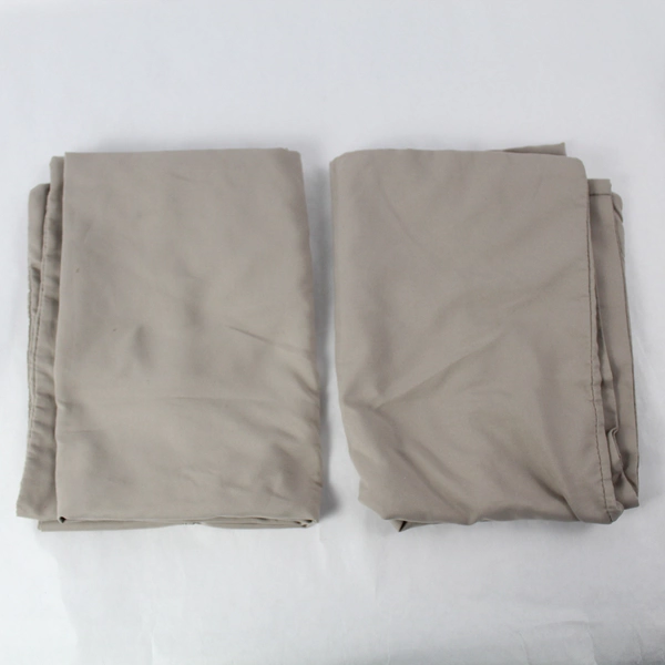 Mixed Lot of 7 Beige & Brown Queen Size Pillowcases Scrap Fabric Crafting DIY