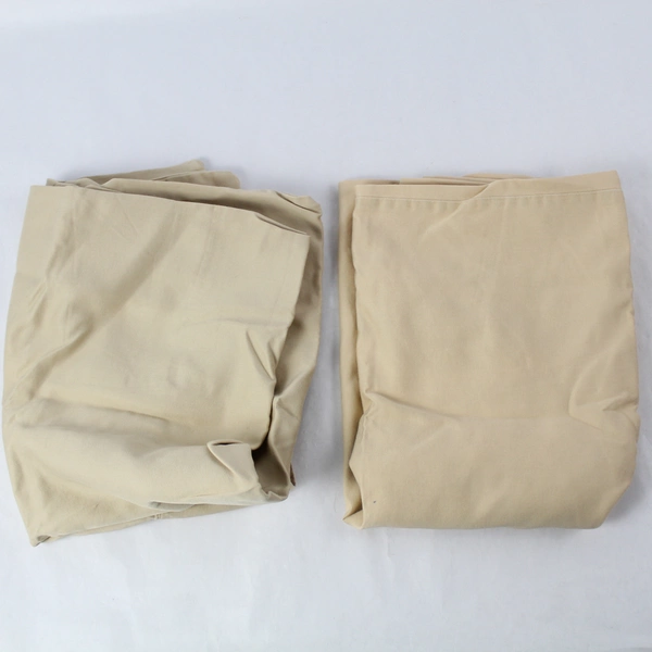 Mixed Lot of 7 Beige & Brown Queen Size Pillowcases Scrap Fabric Crafting DIY