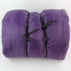 Coleman Purple & Black Zip Up Camping Sleeping Bag 33" x 75" Poly Nylon Blend 