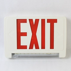 Lithonia Signature Lighting Die Cast Aluminum LED Exit Sign w/ Damaged Box