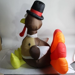 Gemmy 60" Tall Inflatable Air Blown Thanksgiving Turkey Decoration Prop Tested