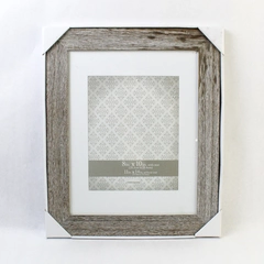 New Malden International Designs Gray Wooden Hanging Picture Photo Frame 11x14"