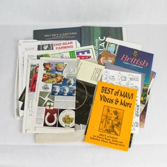 Lot of Vintage Miscellaneous Paper Pre-Owned Ephemera for Scrapbooking