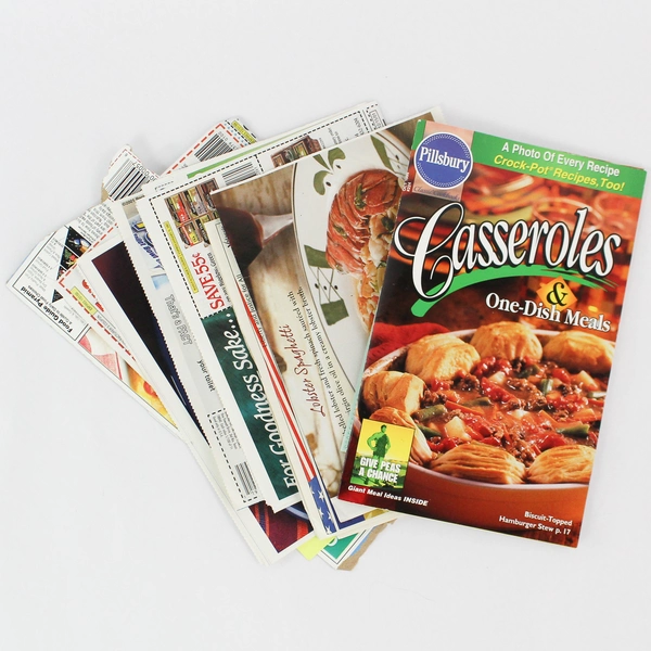 Lot of Vintage Newspaper Magazine Recipe Cards Pre-Owned Ephemera Scrapbooking
