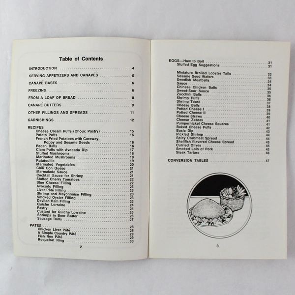 Finger Foods by Irena Chalmers Vintage 1974 Recipe Paperback Booklet