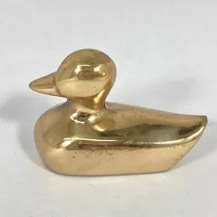 McDonald Products Duk-It Brass Duck Paperweight