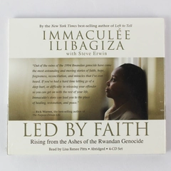 Led by Faith by Immaculee Ilibagiza and Steve Erwin Audiobook 4-CD Set New