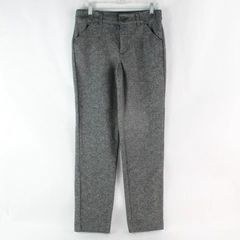 Time And Tru Women’s Mid Rise Gray Black Straight Leg Dress Pants Size 8 