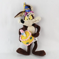 Vintage 2003 Nanco Looney Tunes Wile E. Coyote Birthday Plush Toy