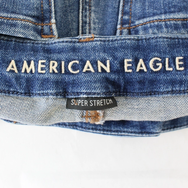 American Eagle Super Stretch High-Rise Ripped Denim Jeggings Women's Size 6