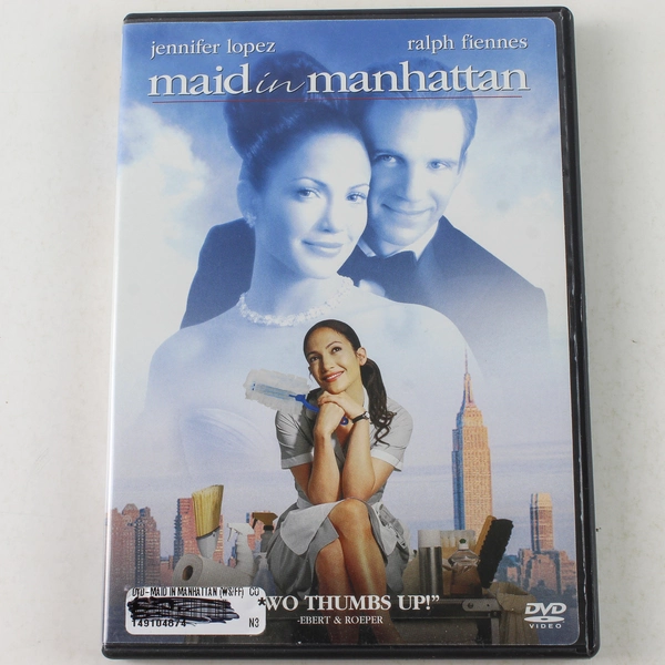 Maid in Manhattan DVD 2003 Jennifer Lopez Ralph Fiennes Natasha Richardson