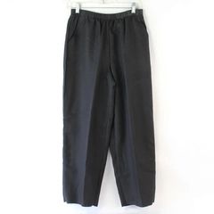 Blair Women's Capri Pants Black Wide Leg High Rise Elastic Waist Cropped Sz 8PT