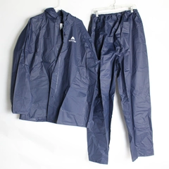 Vintage Ozark Trail Dark Blue Rainwear in a Travel Bag Pants & Jacket OSFA