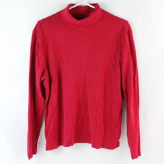High Sierra Red Long-Sleeved Turtleneck Pullover Sweater Women's XL