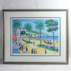 Signed Jean-Claude Picot Landscape Art Print 206/250 Framed and Matted