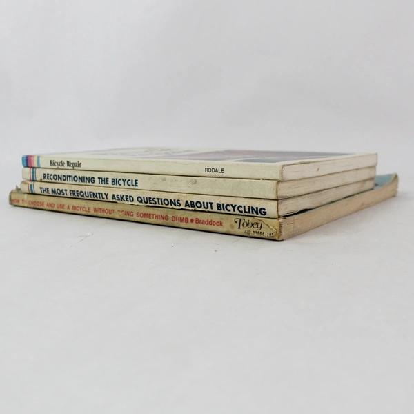 Bicycling Books Lot of 4 Books Trade Paperbacks 1980 1979 1985 1973