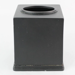 Unbranded Black Metal Decorative Tissue Box Cover