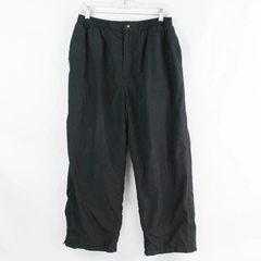 Travel Smith Black Drawstring Elastic Waist Track Pants Men's Size Large