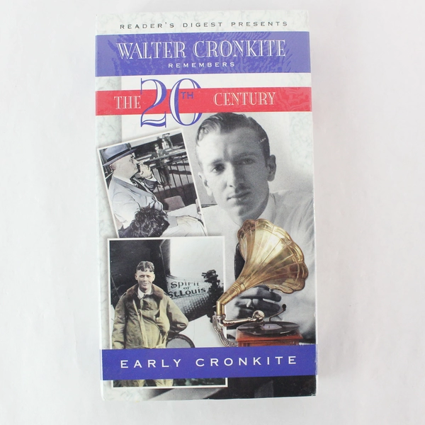 New Sealed VHS Walter Cronkite Remembers The 20th Century Early Cronkite 1997