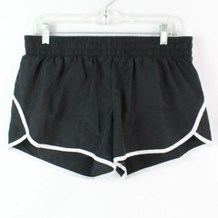 Athletic Works Shorts Women's Size Large Black Polyester Drawstring Waist