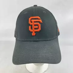 New Era 9Forty MLB San Francisco Giants Baseball Cap Trucker Hat Blue Orange