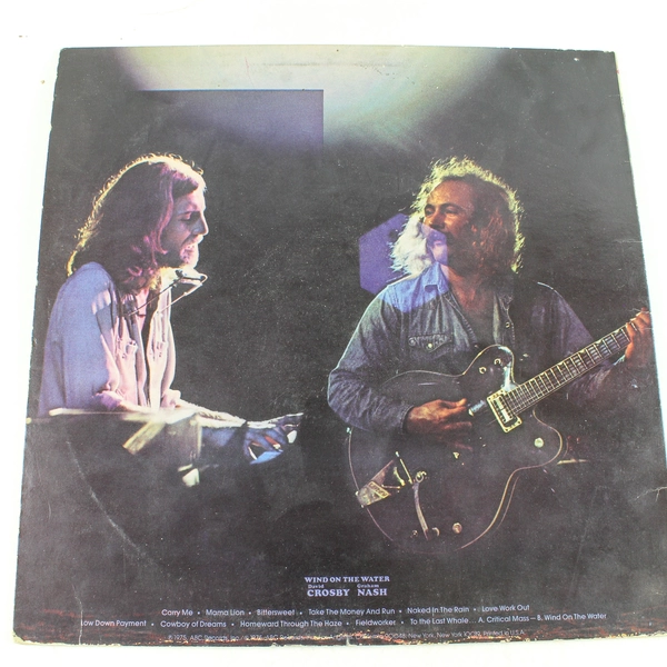 David Crosby Graham Nash Wind On The Water 1975 ABC Records ABCD-902