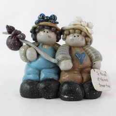 Vintage CMI Henton Forever Friends Figurine Home Decor 6"