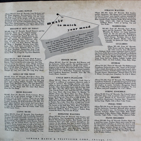 Vtg Sonora Polka Time Stanislaw Mroczek & His Orchestra x4 10" Shellac Records