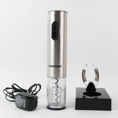 Chefman Rechargable Electric Wine Opener Model RJ42-SS
