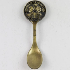 Meriwether Lewis & Clark 5” Brass Souvenir Spoon - Corps of Discovery